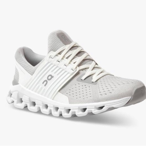 On Running Cloudswift Women's Athletic Shoes - Glacier White - Picture 3 of 16
